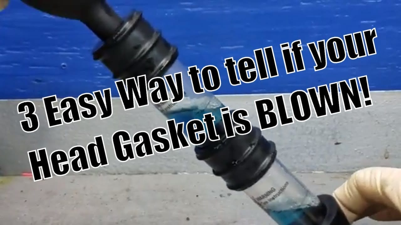 how to check for blown head gasket