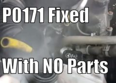 p0171 fixed with no parts