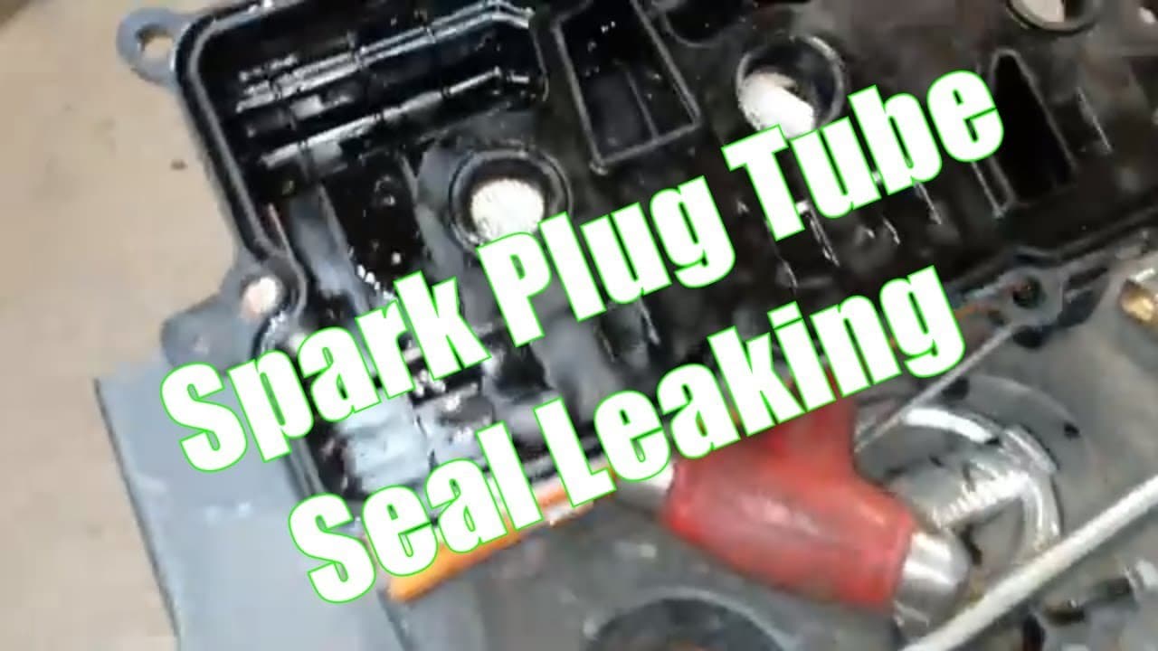 spark plug tube seal leak