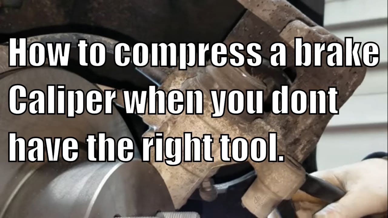 How to Compress Rear Brake Caliper