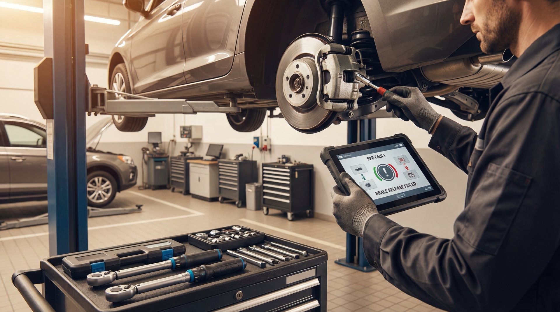 Featured image: Electronic emergency brake will not release #automobile #mechanic - professional automotive repair guide