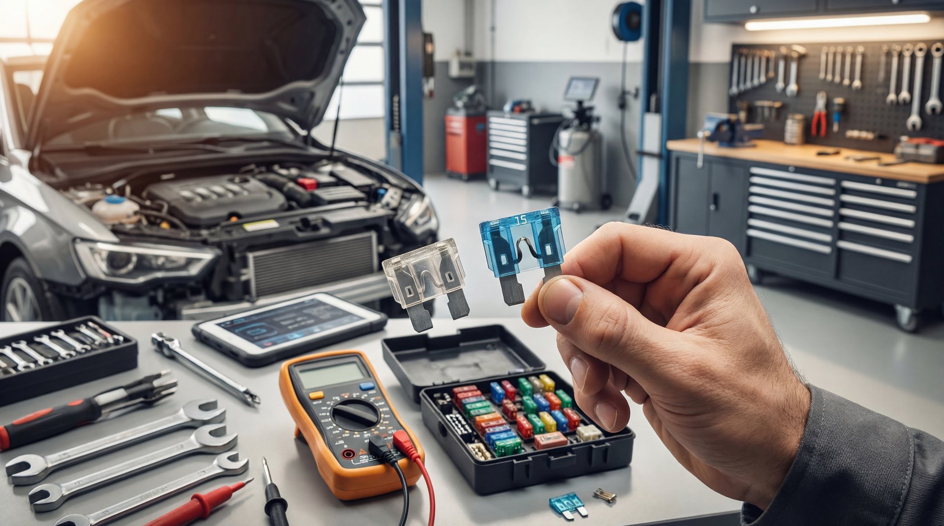 Featured image: Here's what an automotive fuse looks like when it blows - professional automotive repair guide