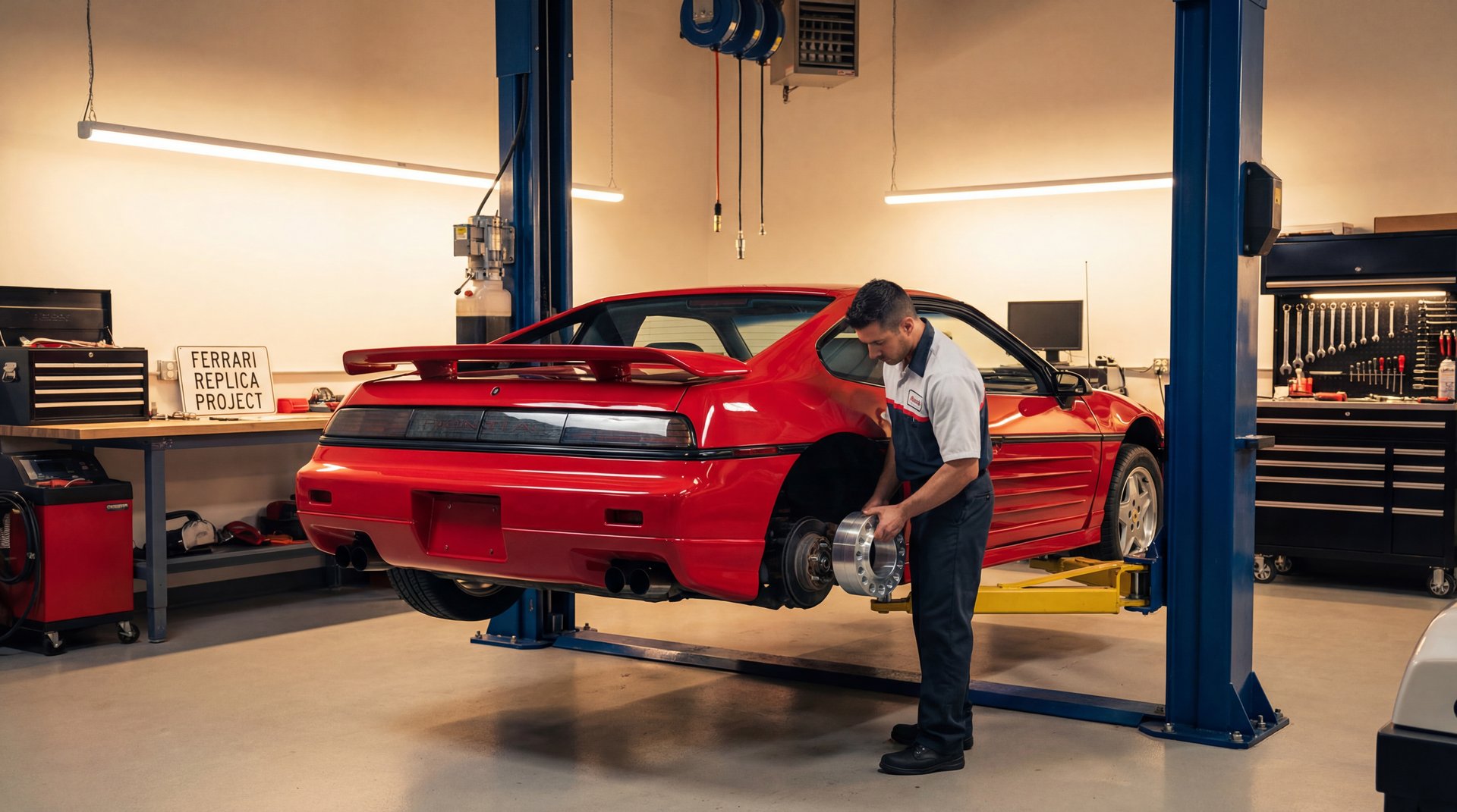 Featured image: Is this really a Ferrari? #ferrari 10inch wheel spacers lol - professional automotive repair guide