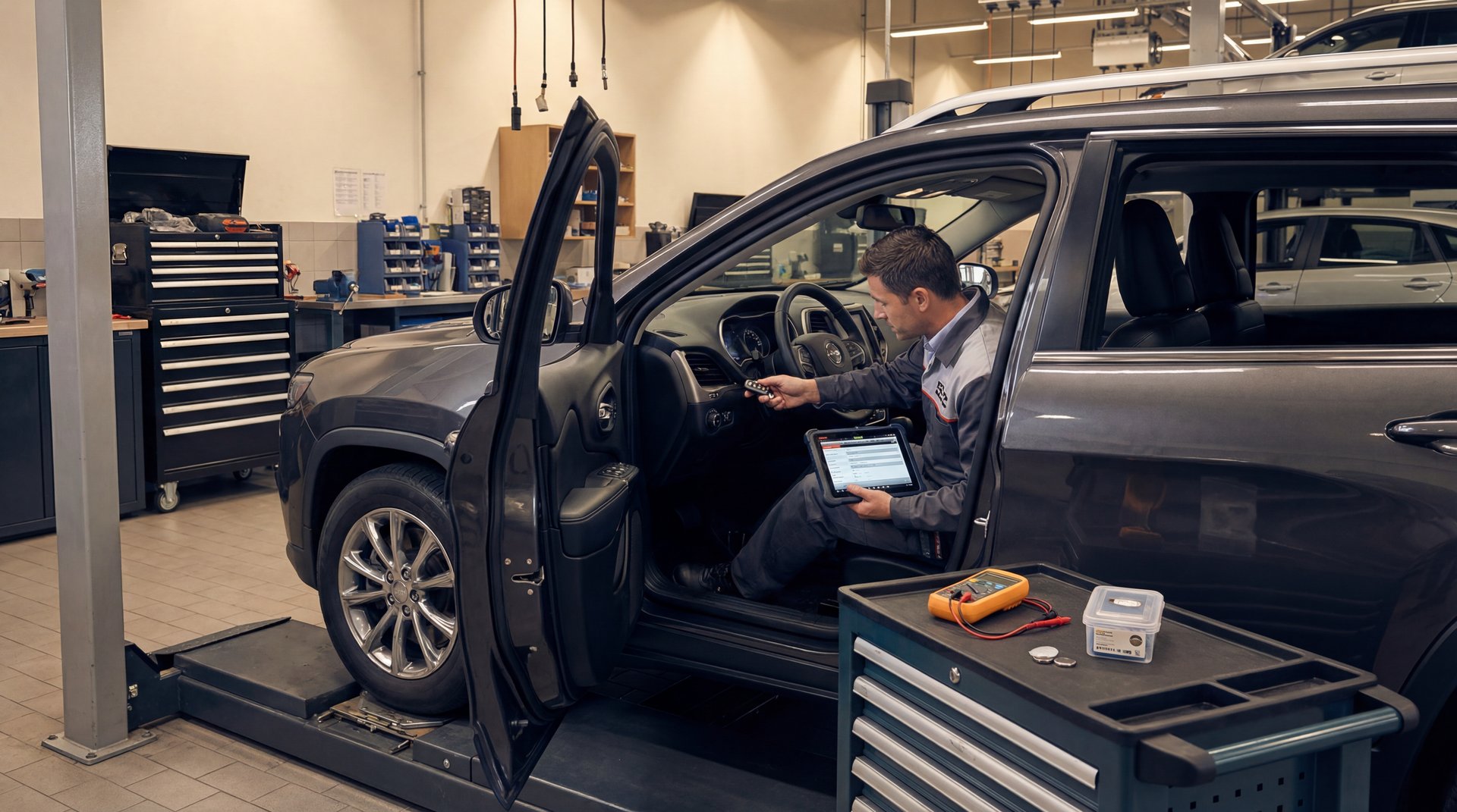 Featured image: Jeep Cherokee no start no key fob detected. do this!! - professional automotive repair guide