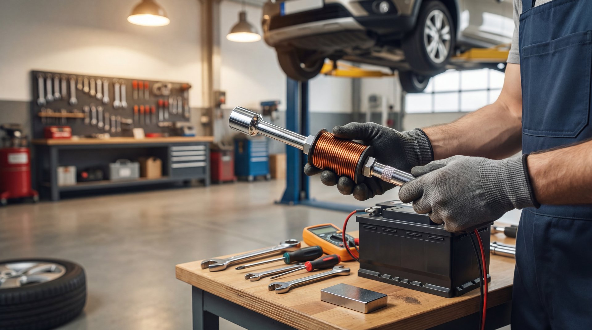Featured image: Trick to make any metal hand tool in your shop into a magnetic. #automobile #mechanic #howto - professional automotive repair guide