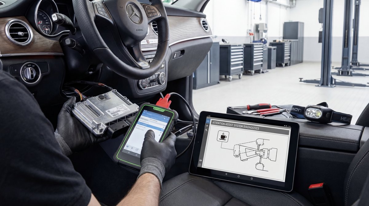 Step-by-step guide showing how the system works in a professional auto repair shop