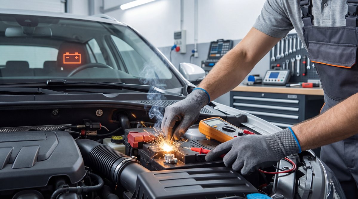 Step-by-step guide showing immediate signs that something went wrong in a professional auto repair shop