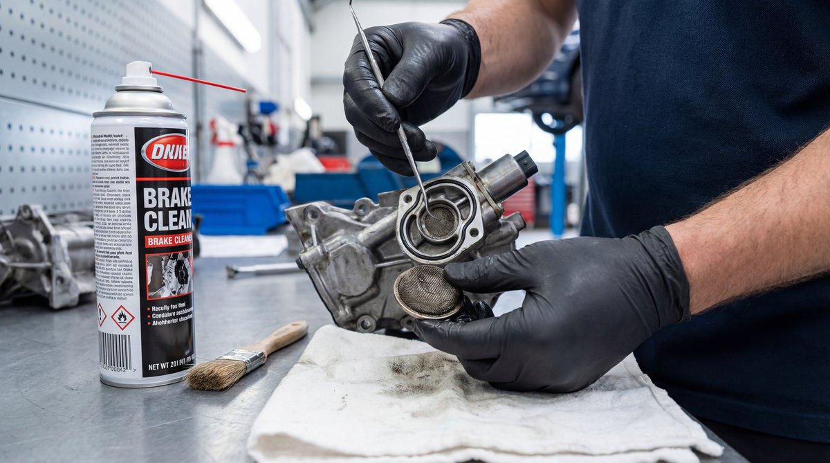 Removing and Cleaning the VTEC Solenoid Screen Filter - automotive repair process