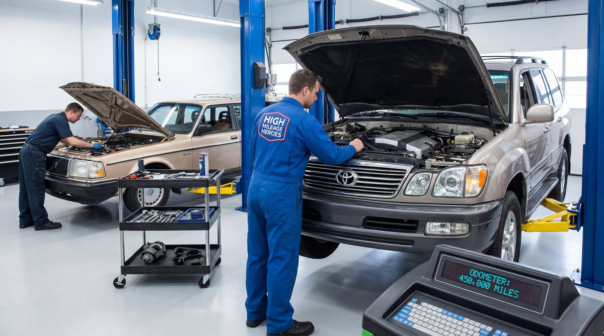 Step-by-step guide showing the specific models that never die in a professional auto repair shop