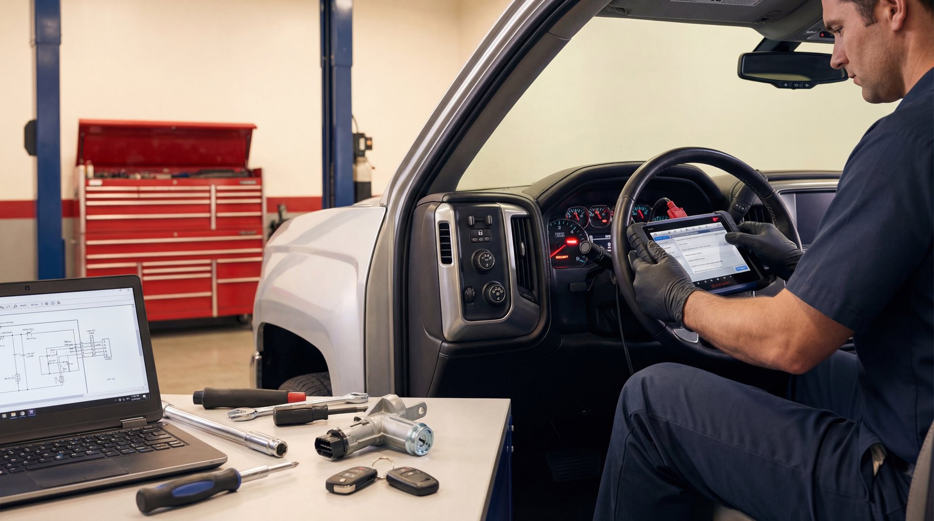 Featured image: How To Program New GMC Key / Theft Pass Lock Key - professional automotive repair guide