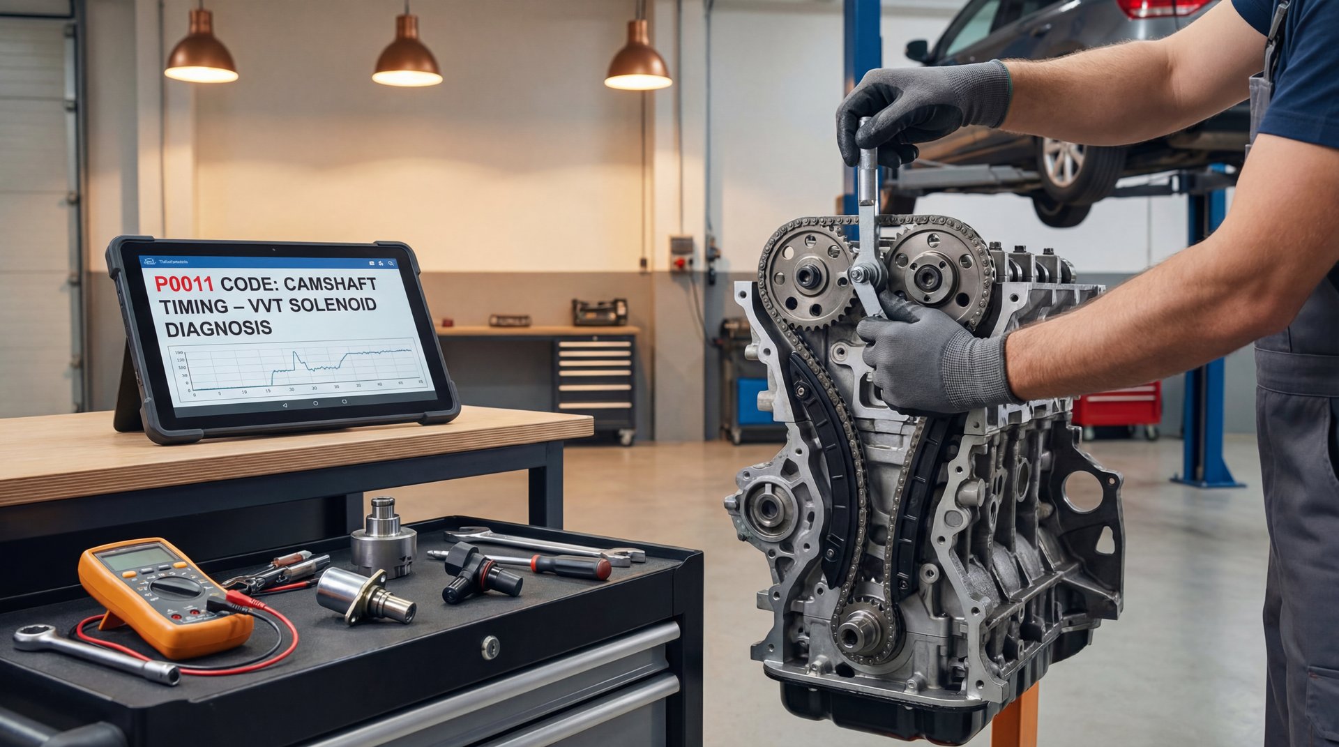 Featured image: P0011 Fix Camshaft Timing Money Saving Tips #carrepair - professional automotive repair guide